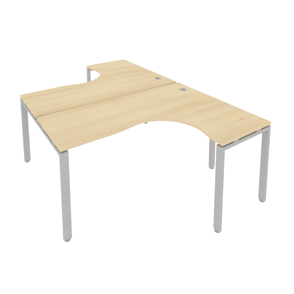 Бенч-система столы угловые на 2 рабочих места