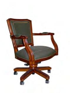 Кресло для руководителя  с низкой спинкой