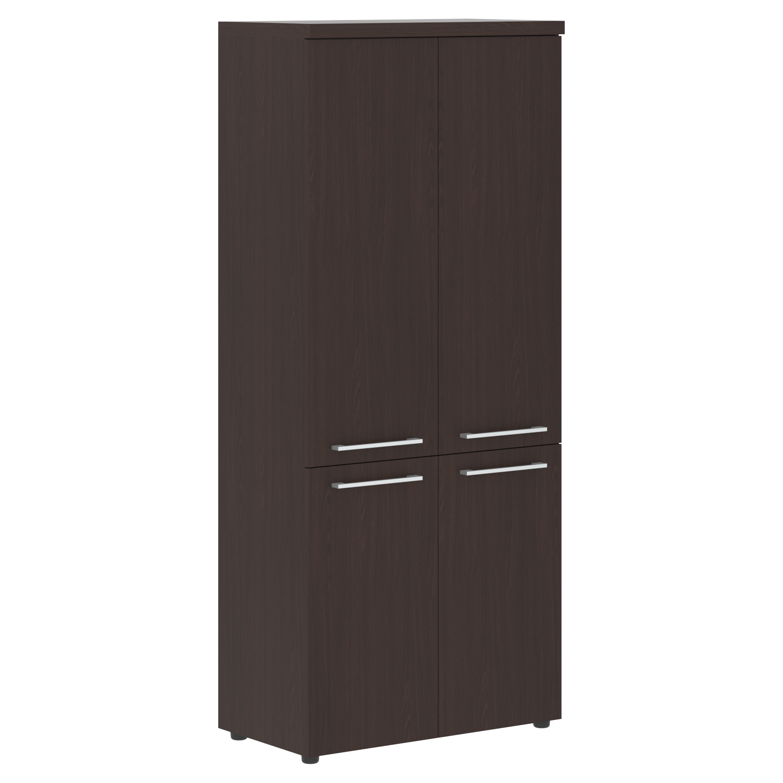 Шкаф с глухими средними и малыми дверьми