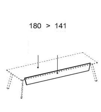 Лицевая панель для стола 180 см