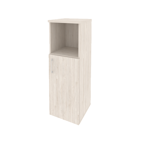 Шкаф средний узкий правый (1 низкий фасад ЛДСП) Onix Wood/Оникс Вуд O.SU-2.1(R)