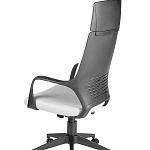 Кресло руководителя IQ черный пластик СХ0898H-1-53 Ткань 