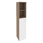 Шкаф высокий узкий левый (1 средний фасад ЛДСП) Onix Wood/Оникс Вуд O.SU-1.6(L)