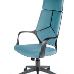 Кресло руководителя IQ черный пластик СХ0898H-1-56 Ткань 