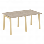 Стол для переговоров, опоры - массив дерева  Onix Wood/Оникс Вуд OW.PRG-2.0