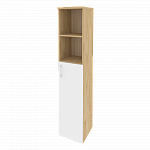Шкаф высокий узкий правый (1 средний фасад ЛДСП) Onix Wood/Оникс Вуд O.SU-1.6(R)