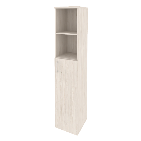 Шкаф высокий узкий правый (1 средний фасад ЛДСП) Onix Wood/Оникс Вуд O.SU-1.6(R)