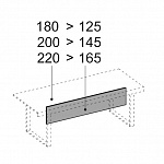 Фронтальная панель для стола 180 см. Essence ES 2501180