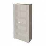 Шкаф высокий со стеклянными фасадами NEW.TONE/НЬЮТОН Nt-46