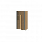 Шкаф средний со стеклянными дверьми и боксом с 3-мя ящиками Remo Rem-44 + Rem-02.2 + Rem-52