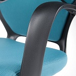 Кресло руководителя IQ черный пластик СХ0898H-1-56 Ткань 