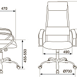 Кресло руководителя CH-607SL CH-607 SL Сетка Ткань 