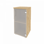 Шкаф низкий узкий правый (1 низкий фасад стекло) Onix Wood/Оникс Вуд O.SU-3.2(R)