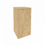 Шкаф низкий узкий левый (1 низкий фасад ЛДСП) Onix Wood/Оникс Вуд O.SU-3.1(L)
