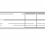 Правая или левая сервисная  опорная тумба с 2 дверками Crossing CROSSIM1506ES