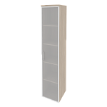 Шкаф высокий узкий правый (1 высокий фасад стекло в раме) Onix Wood/Оникс Вуд O.SU-1.10R(R)