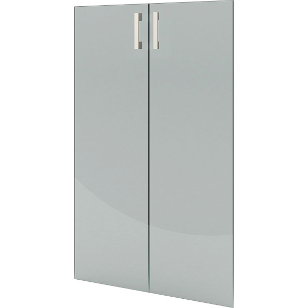 Комплект стеклянных дверей к широкому шкафу Арго А-стл310 прозр