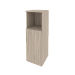 Шкаф средний узкий правый (1 низкий фасад ЛДСП) Onix Wood/Оникс Вуд O.SU-2.1(R)