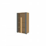 Шкаф средний со стеклянными дверьми Remo Rem-44 + Rem-02.2