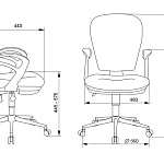 Офисное кресло Ch-513AXN Ткань